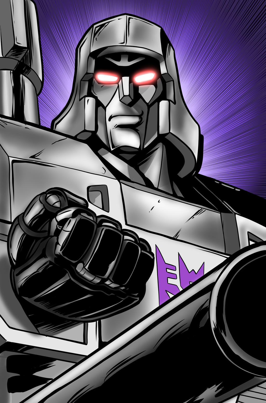 Excellent Megatron All Hail Megatron - Full Color by DavidCrabtreeArt on DeviantArt