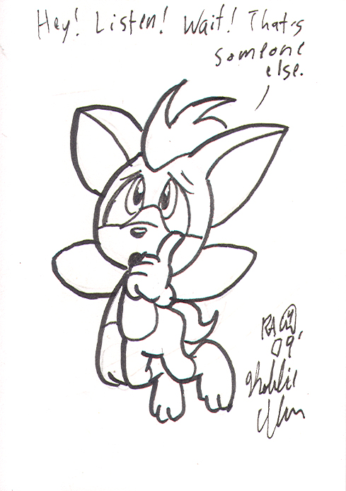 Sonic Sketch Card 17: Chip