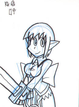 Disgaea Knight Sketch Card