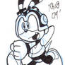 Charmy Bee Sketch Card