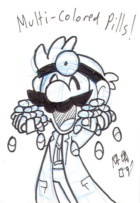 Dr. Mario Sketch Card by Pembroke on DeviantArt