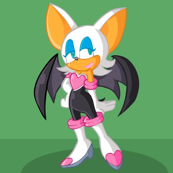 Rouge The Bat Colored