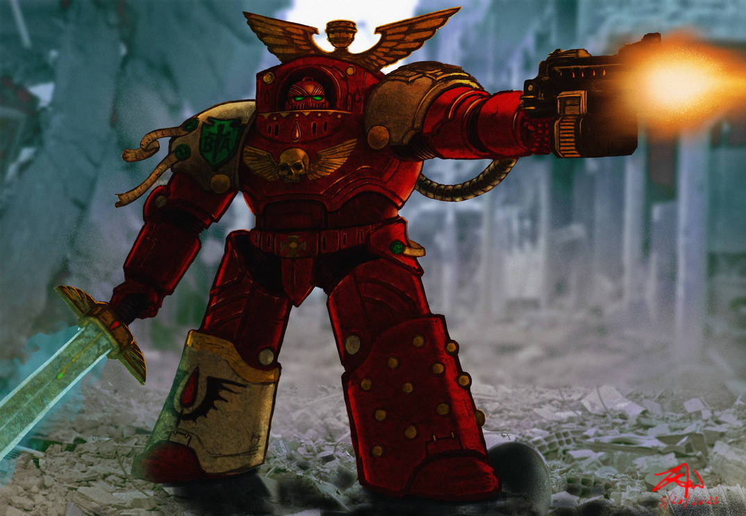 Angel Terminators Blood angel terminator by HanDKannon on DeviantArt