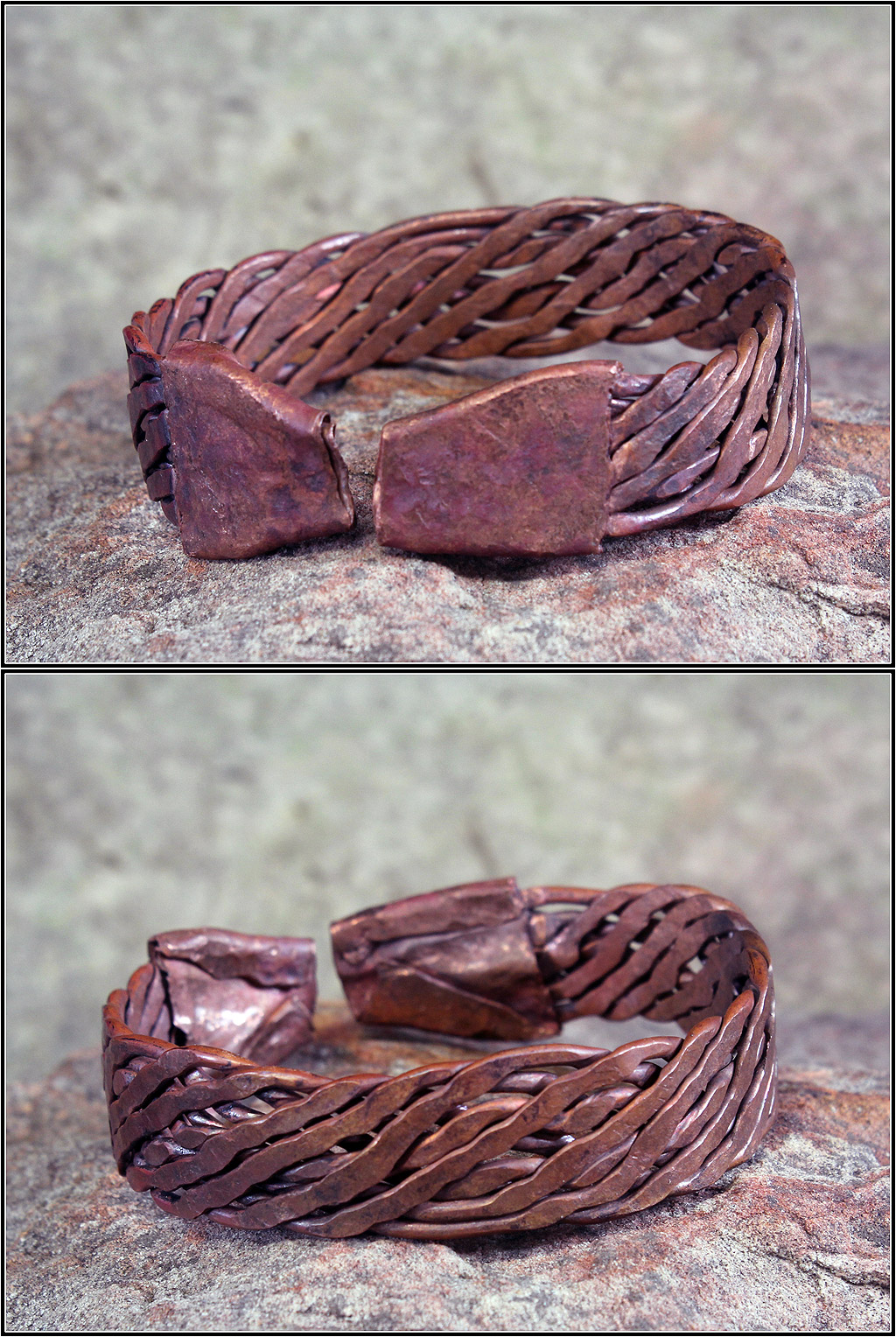 Hammered Copper Bracelet 03