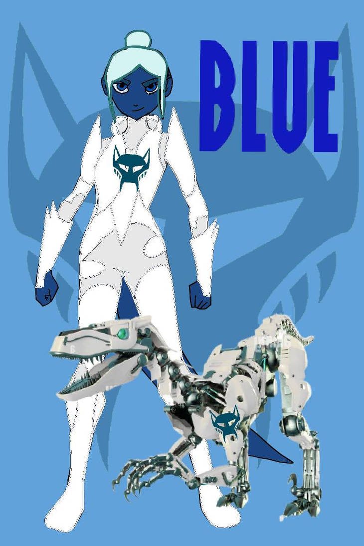 Blue Van Raptor Bot Blue the Raptor by VickyParedes on DeviantArt