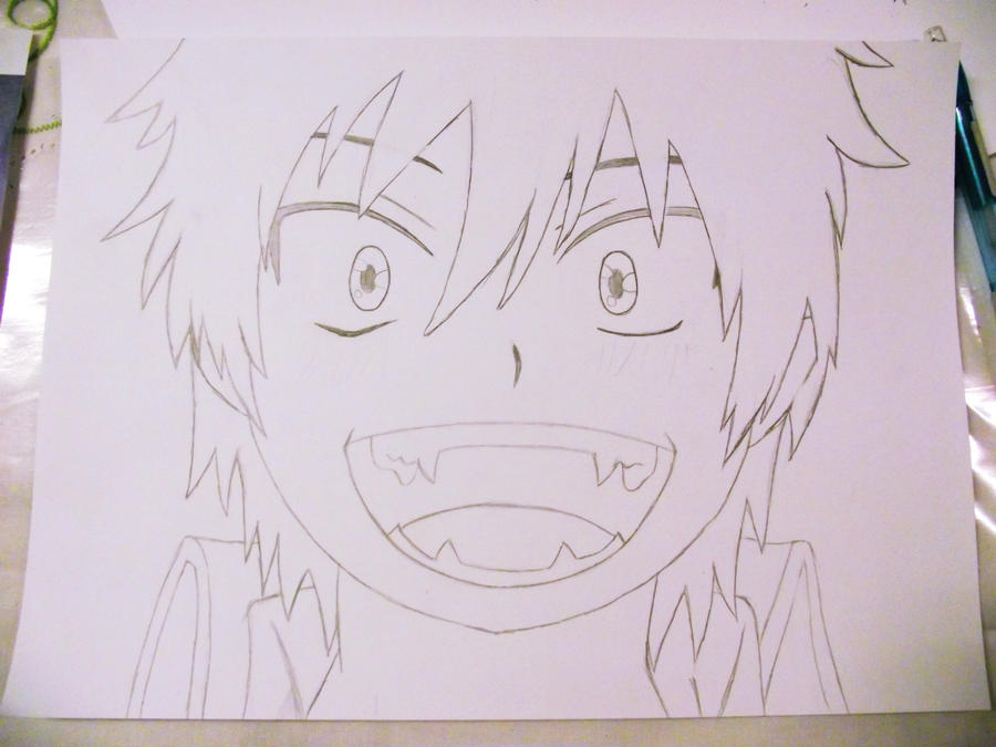 Okumura Rin Smile Drawing