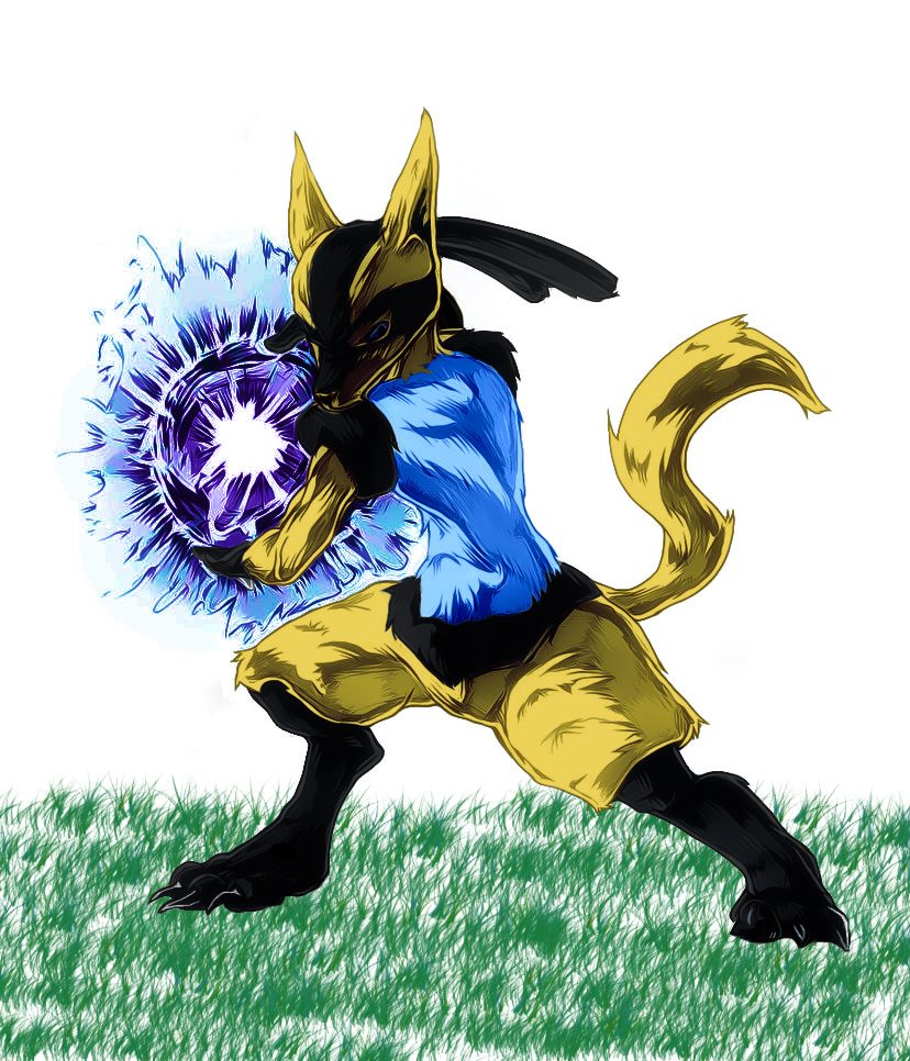 Shiny Mega Lucario by Sinnonnth on DeviantArt