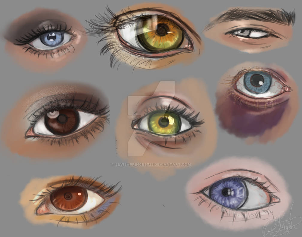 Eye Reference drawings 12012022 by Elvishprincess25 on DeviantArt