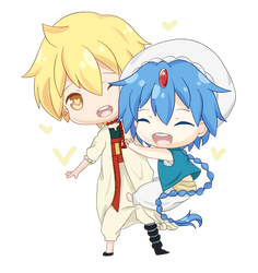 Alibaba x Aladdin Chibi