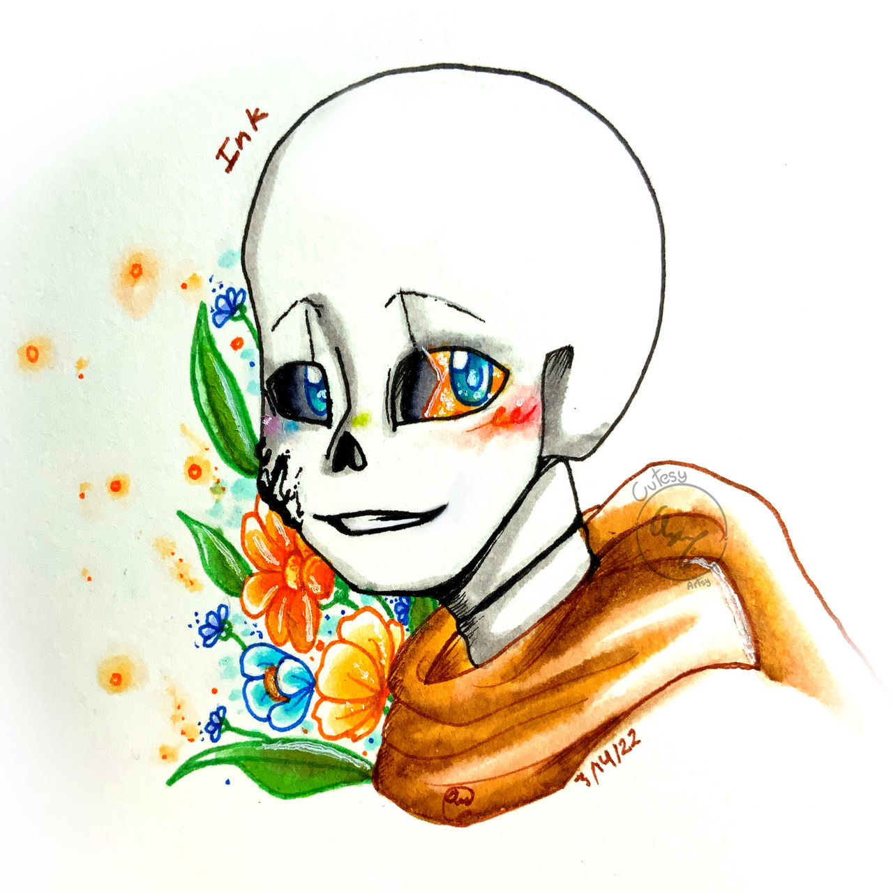 Ink Sans by CutesyArtsyyt on DeviantArt