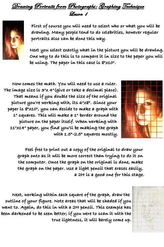 Portraits Tutorial: Graphing by darkartificer on DeviantArt