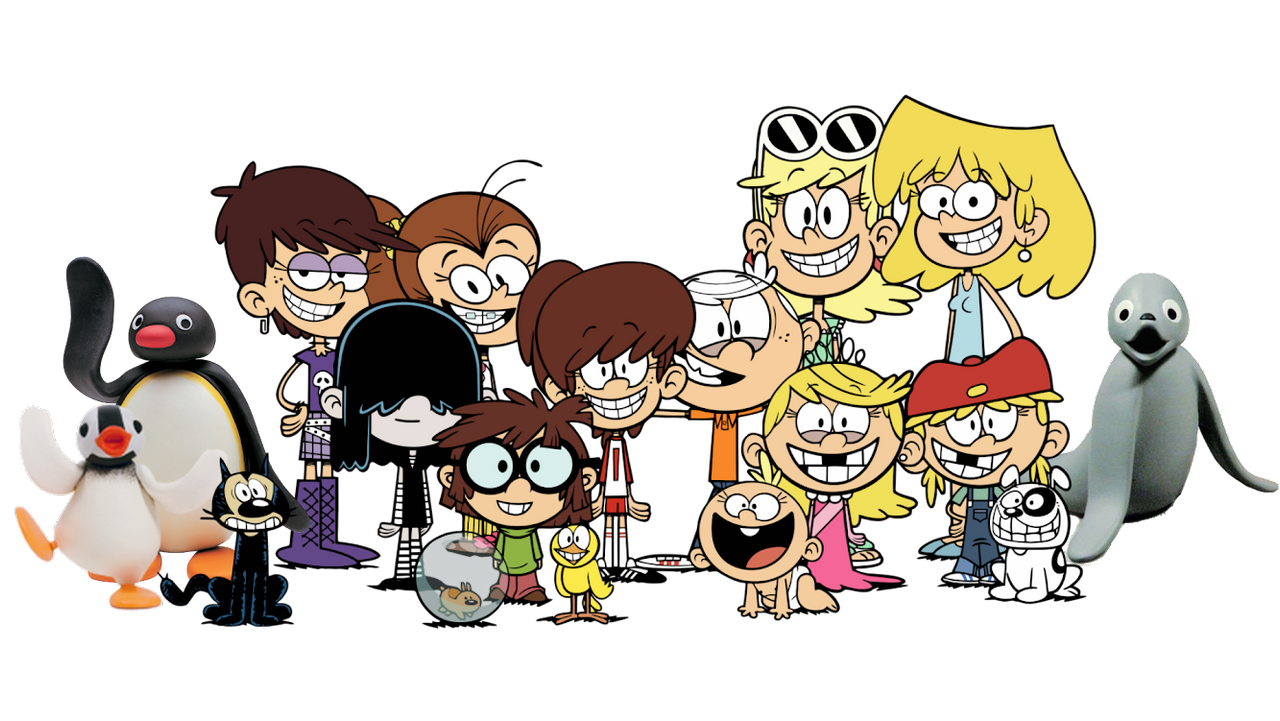 Pingu, Pinga and Robby With The loud house by MIGUELKINEMASTER on ...