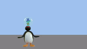 Pingu meet Branch in an ball