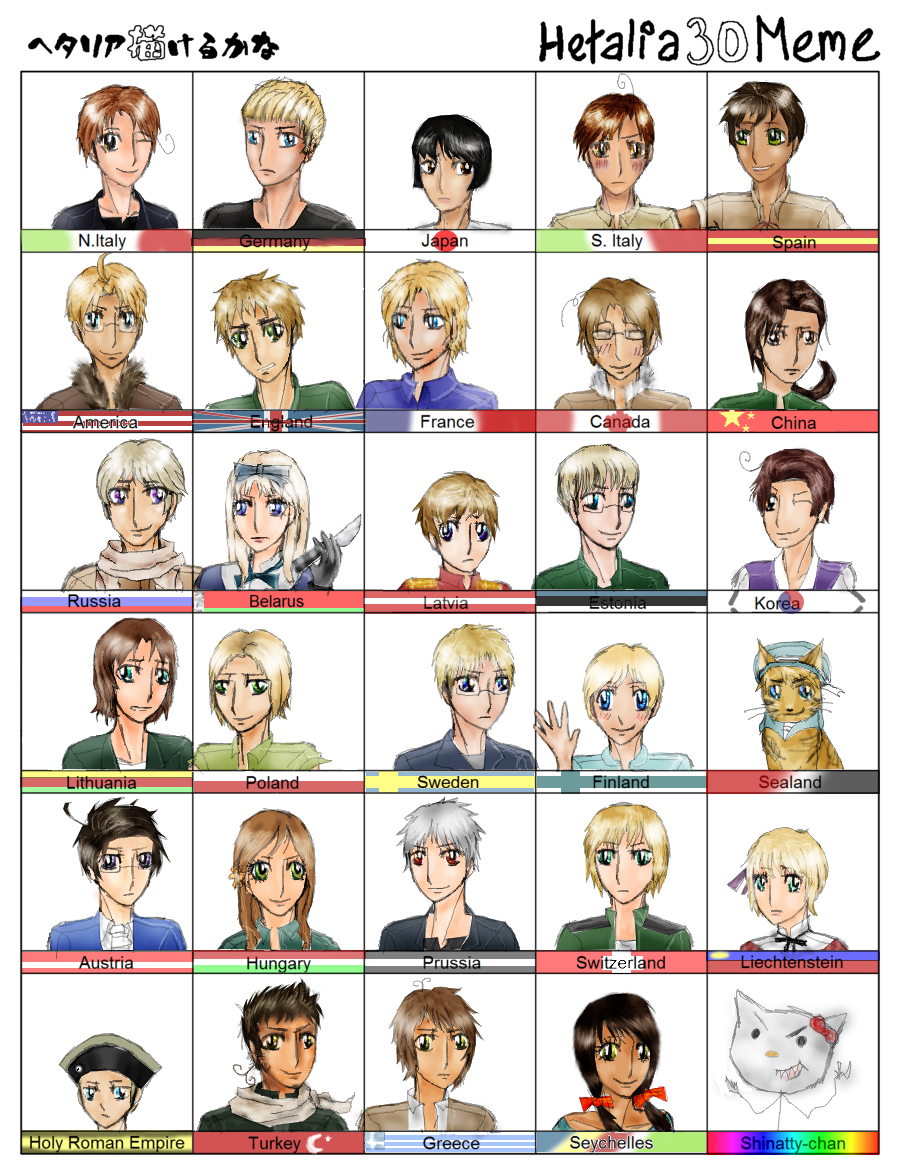 Hetalia 30 meme by Talitah