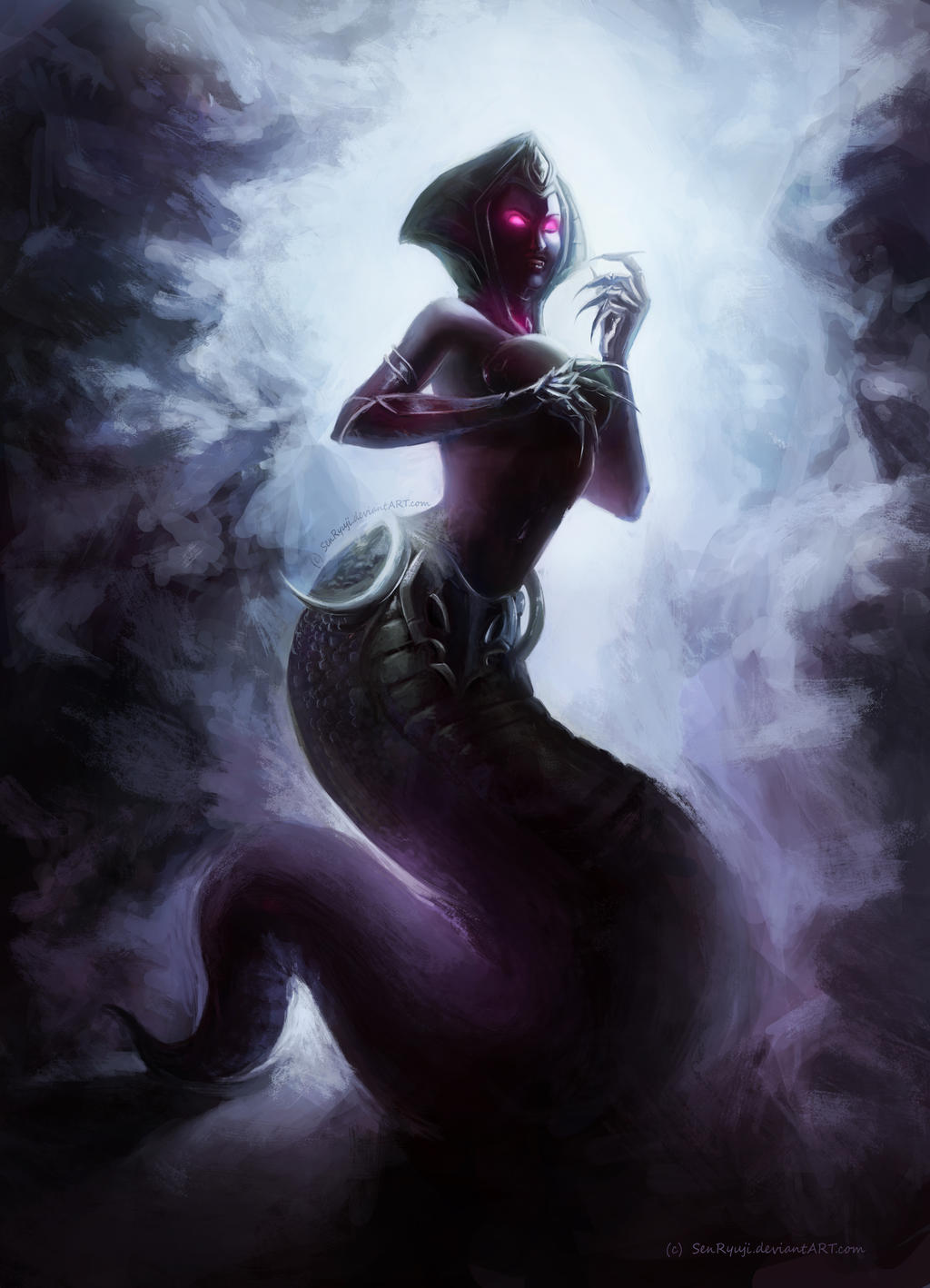 Cassiopeia, the Serpent's Embrace