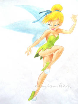 Tinkerbell Flying Away