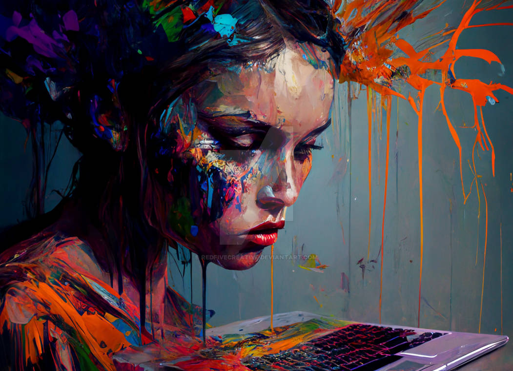 I Paint with Computers and Code by RedFiveCreative on DeviantArt