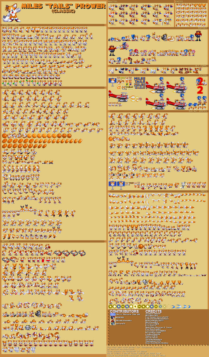 Mod.Gen Classic Tails V4 by OTH305 on DeviantArt