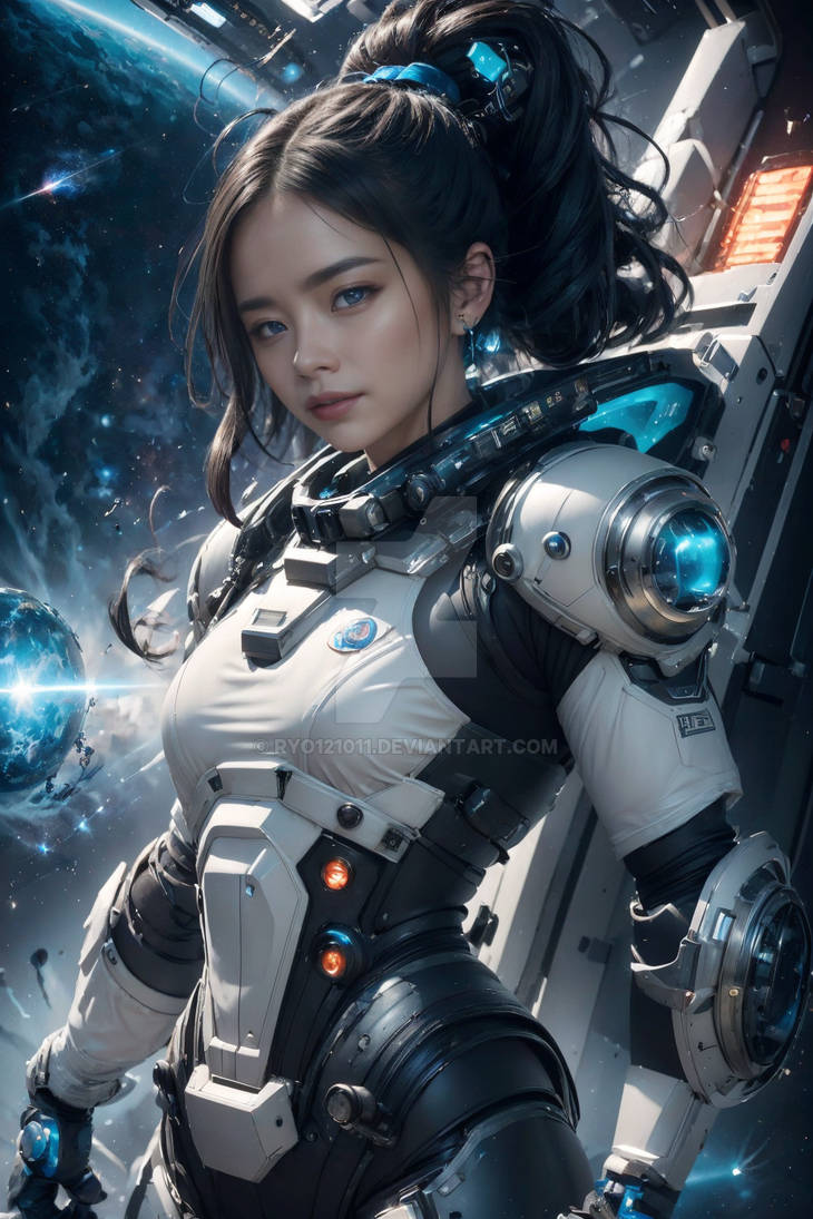Beautiful Space Girl By Ryo121011 On DeviantArt beautiful-space-girl-by-ryo121011-on-deviantart