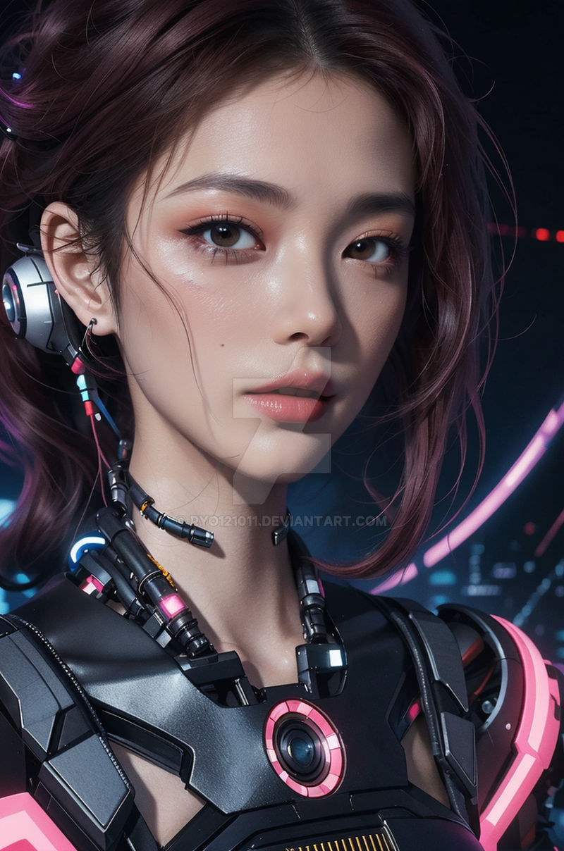 Cyberpunk Girl Cyborg by ryo121011 on DeviantArt