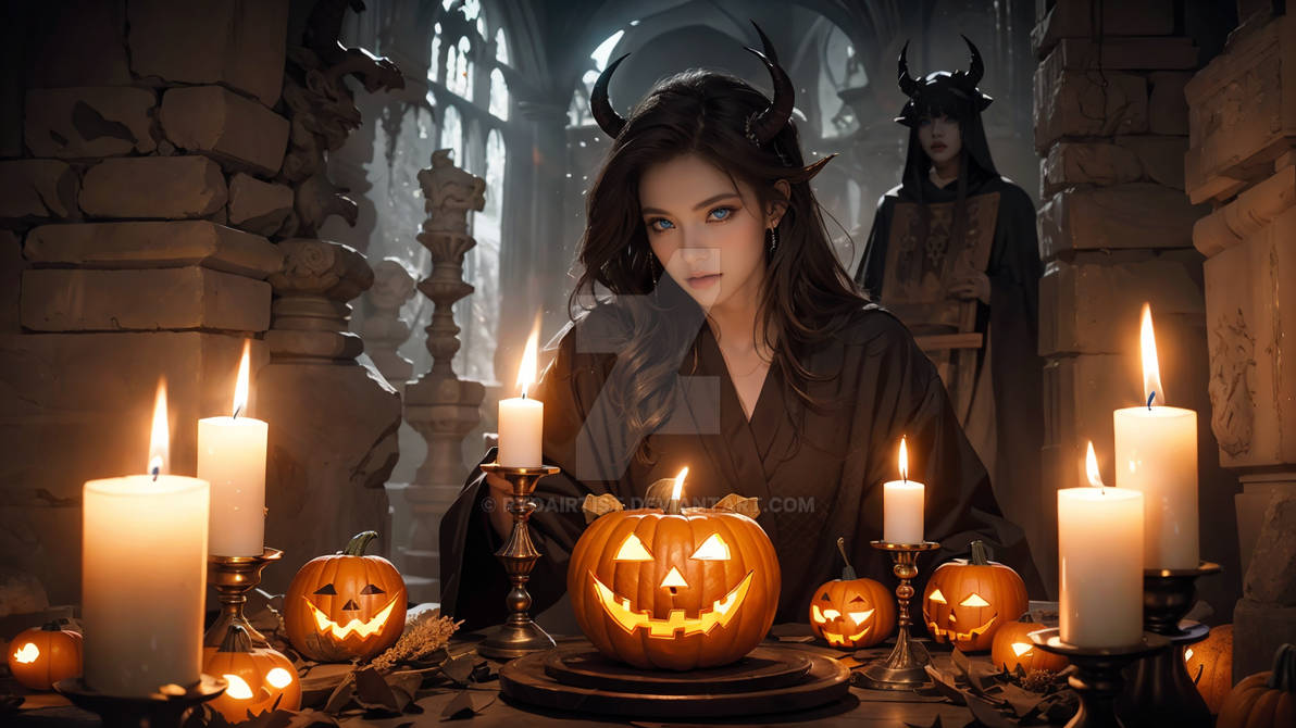 Halloween Demon Ritual by RyoAIrtist on DeviantArt