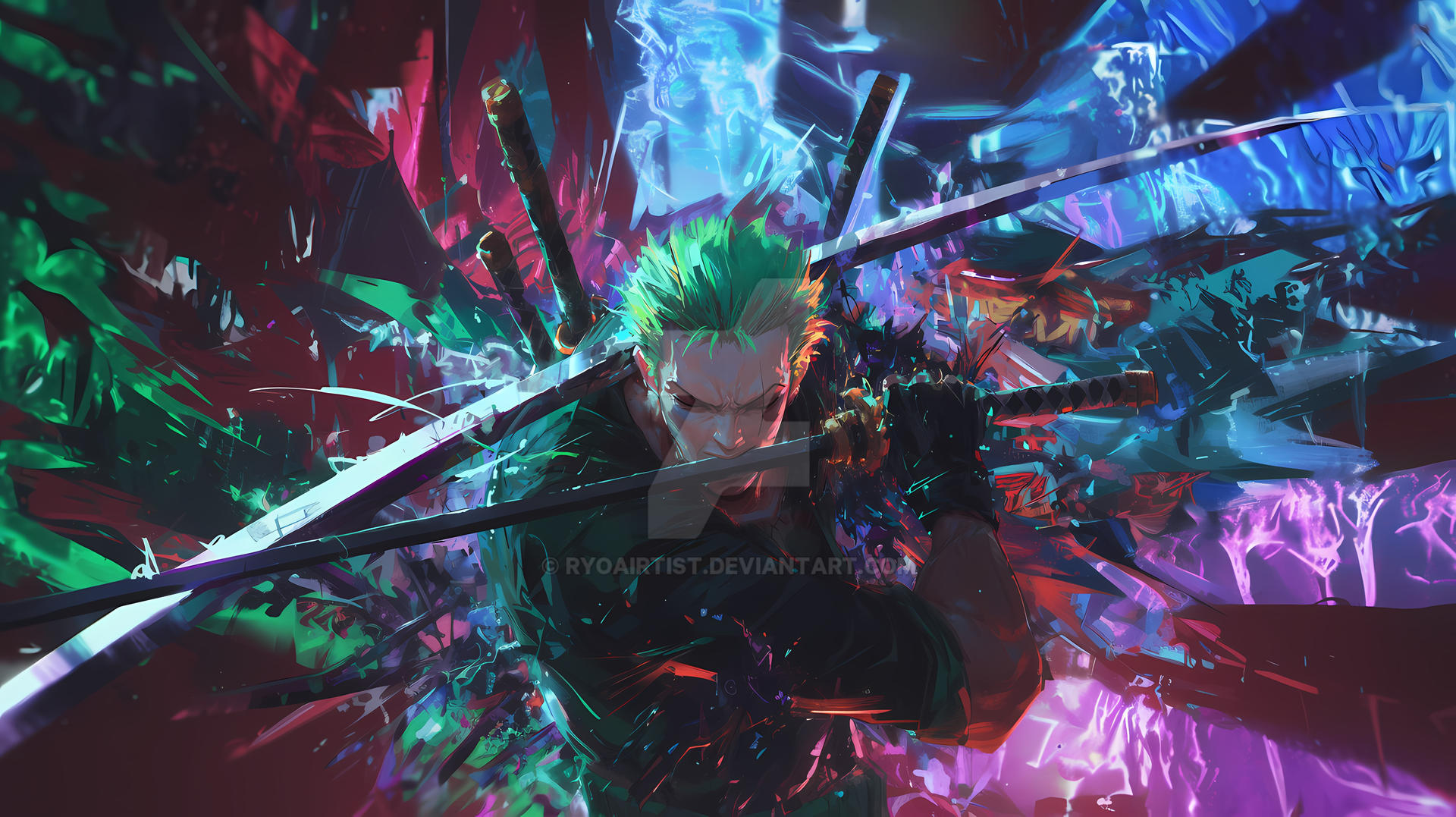 Zoro Roronoa #5 by RyoAIrtist on DeviantArt