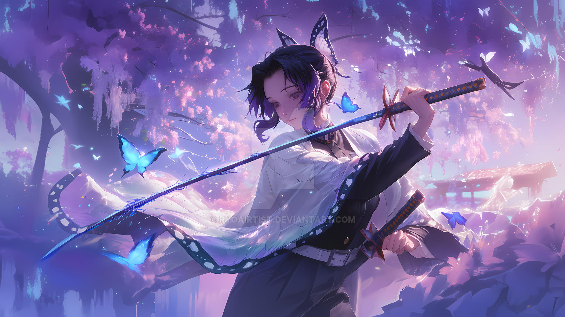 Shinobu Insect Shinobu Kocho Insect Hashira #4 by RyoAIrtist on DeviantArt