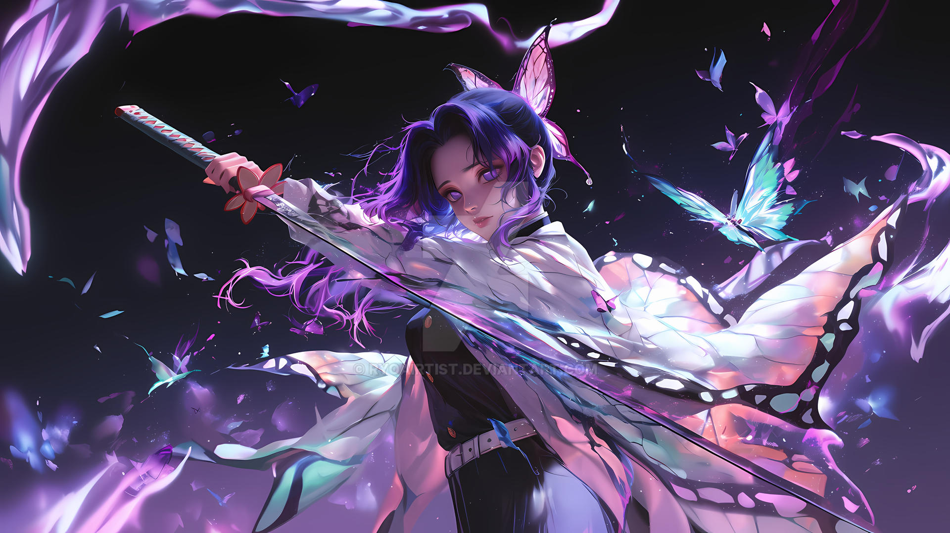 Shinobu Insect Shinobu Kocho Insect Hashira #1 by RyoAIrtist on DeviantArt