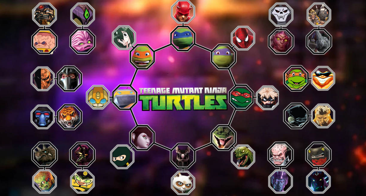 Death Note Wheel Tmnt death battle matchup wheel by Tsuyu1 on DeviantArt