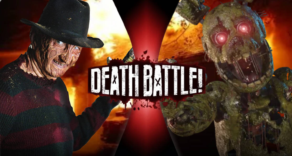 Freddy Raspberry Fighting Death battle Freddy Krueger vs springtrap by Tsuyu1 on DeviantArt