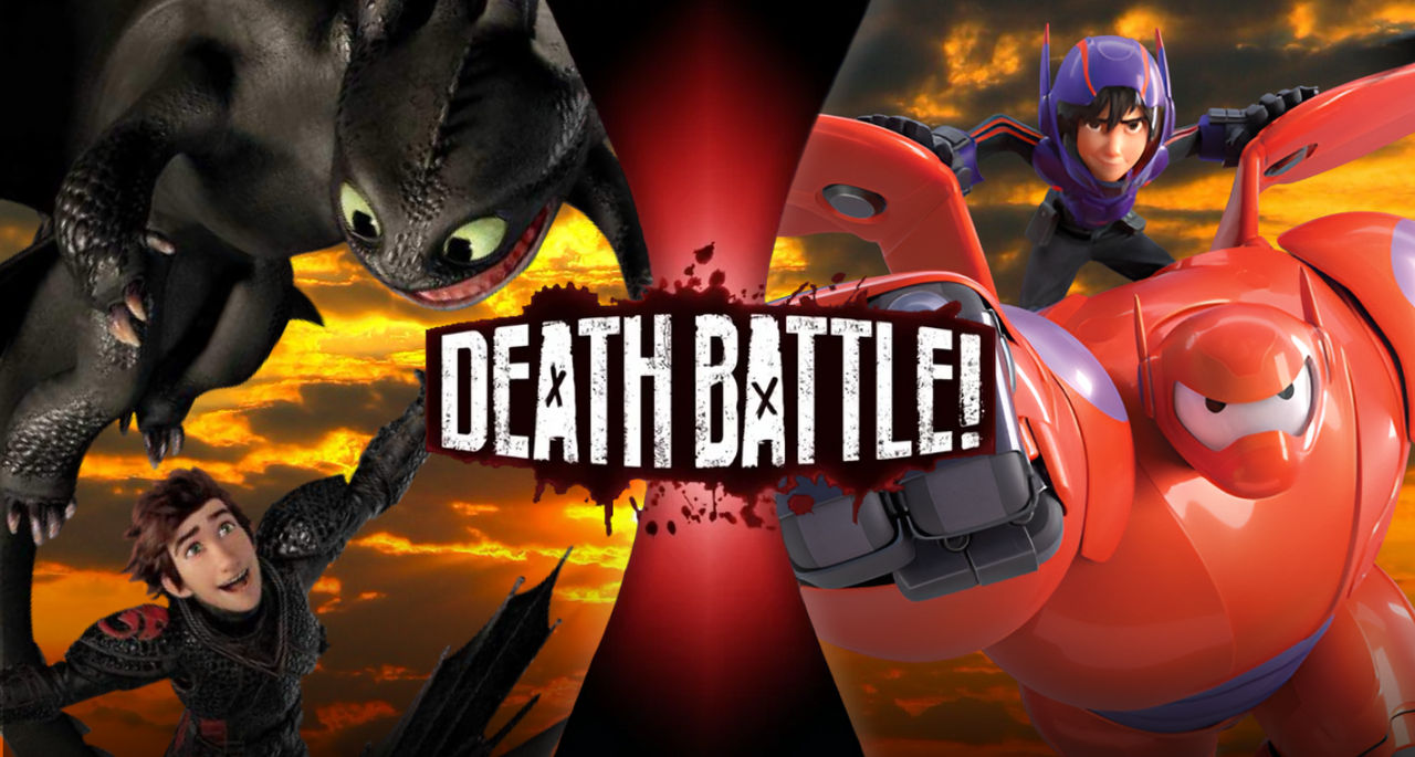Toothless Battle Death battle hiccup + toothless vs hiro + baymax by Tsuyu1 on DeviantArt