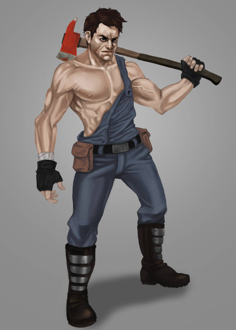 Axeman Graphics Ax Man - Character Design by Regimix on DeviantArt