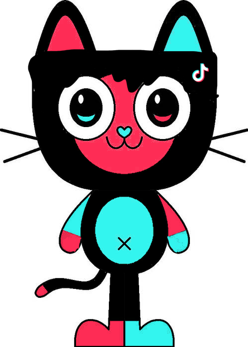 Red Gd Cat Gd tiktok cat paint pic by shehrazat11 on DeviantArt
