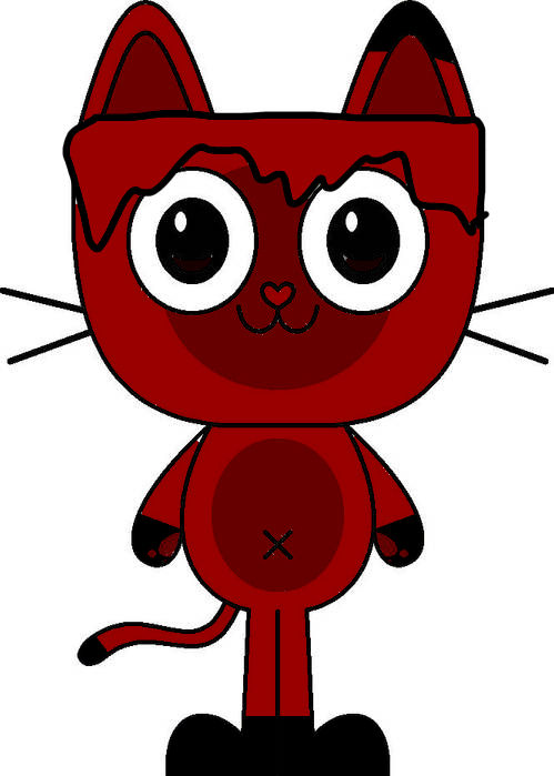 Red Gd Cat Gd m cat paint pic by shehrazat11 on DeviantArt