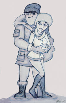 Winter weather fashion Dr Drakken and Shego