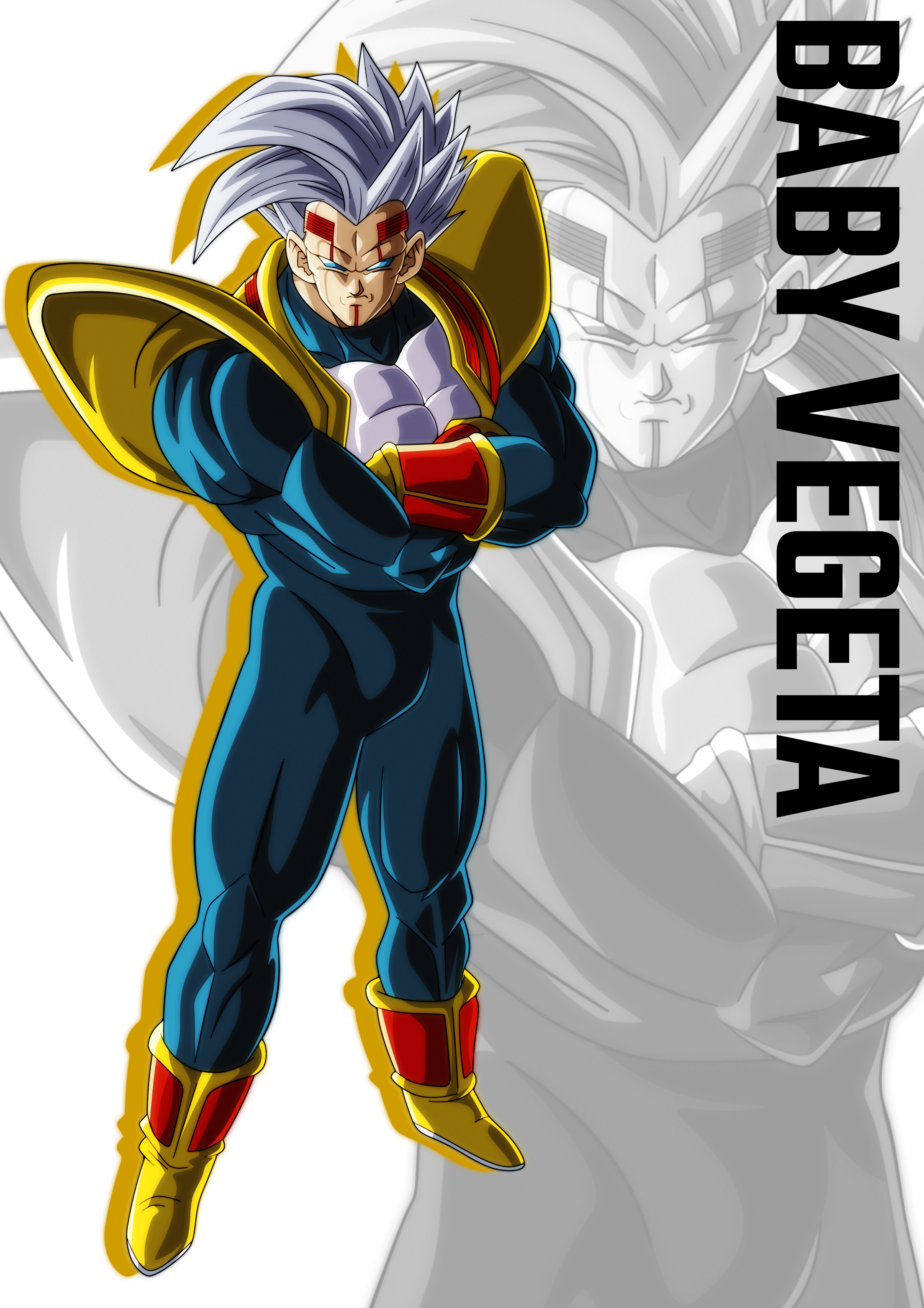 Vegeta Baby Dragon Ball Gt Essential . Poster for Sale by ruestfeagniu