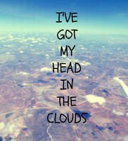 head in the clouds