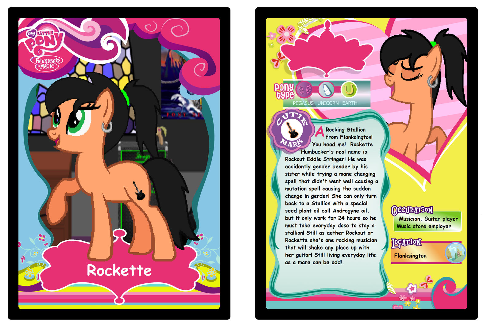 Rocket Mlp MLP Cards (Rockette) by SoraStrives on DeviantArt