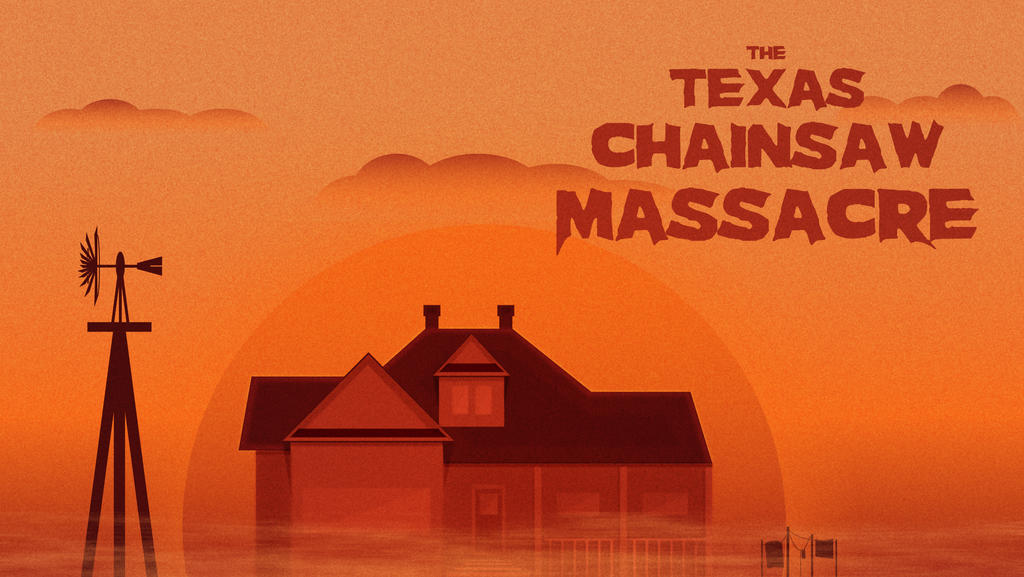 Texas Chainsaw Massacre - Minimal Horror Poster