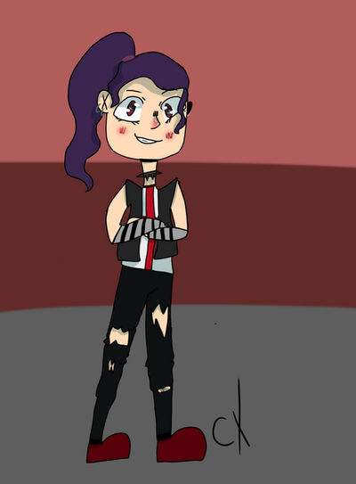 Deviantart Rocker Girl Rock girl by chxrrixs on DeviantArt