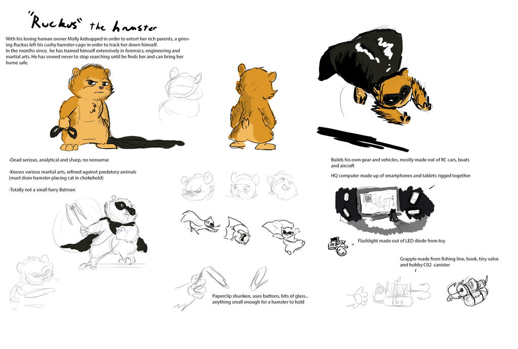 Ruckus the Hamster by AstronautDK on DeviantArt