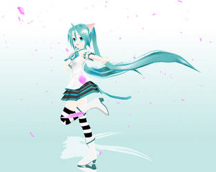 MMD Neko Miku V2 DL by kurumi13