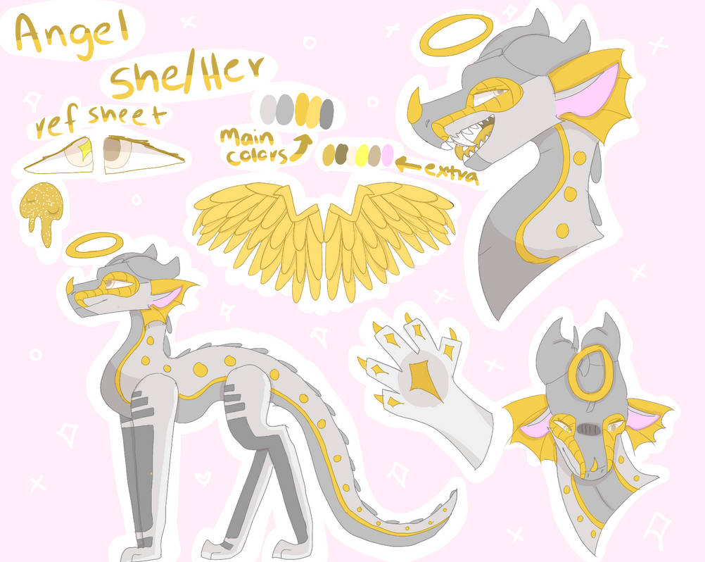 Angel Ref Sheet by Cosm1cTheRainwing on DeviantArt