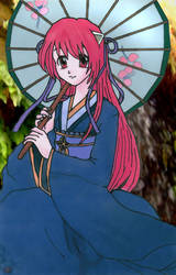 Nyuu with Umbrella