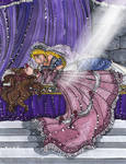The Broken Bride and the Sleeping Princess by dedizenoflight