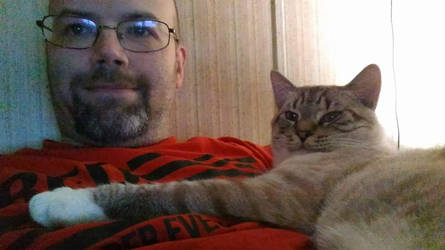 Me and my cat Tiger