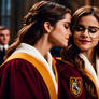 Harriet and Hermione, turning heads at Hogwarts