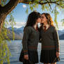 Harriet/Hermione kisses (2)