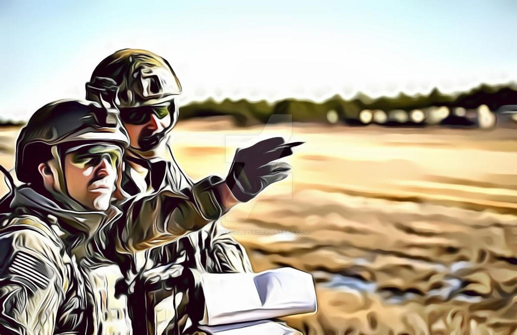 Combat Controllers Formulate Attack by sharkolepsy on DeviantArt