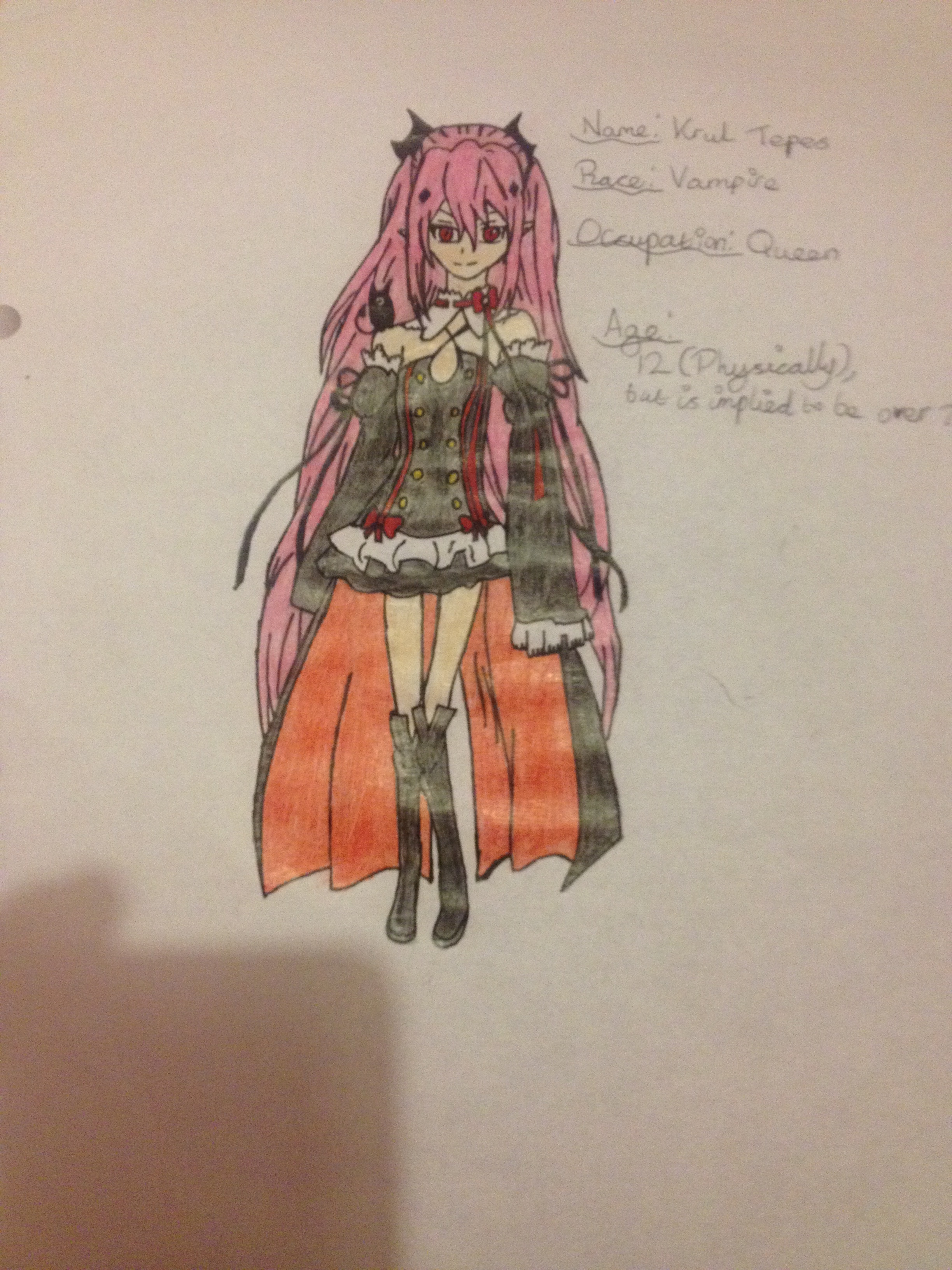 Krul Tepes Seraph of the end anime character by sophiej021 on DeviantArt